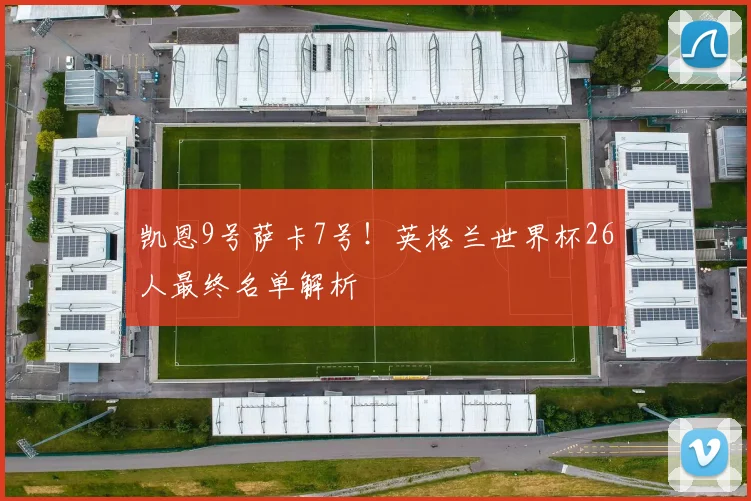 凯恩9号萨卡7号！英格兰世界杯26人最终名单解析